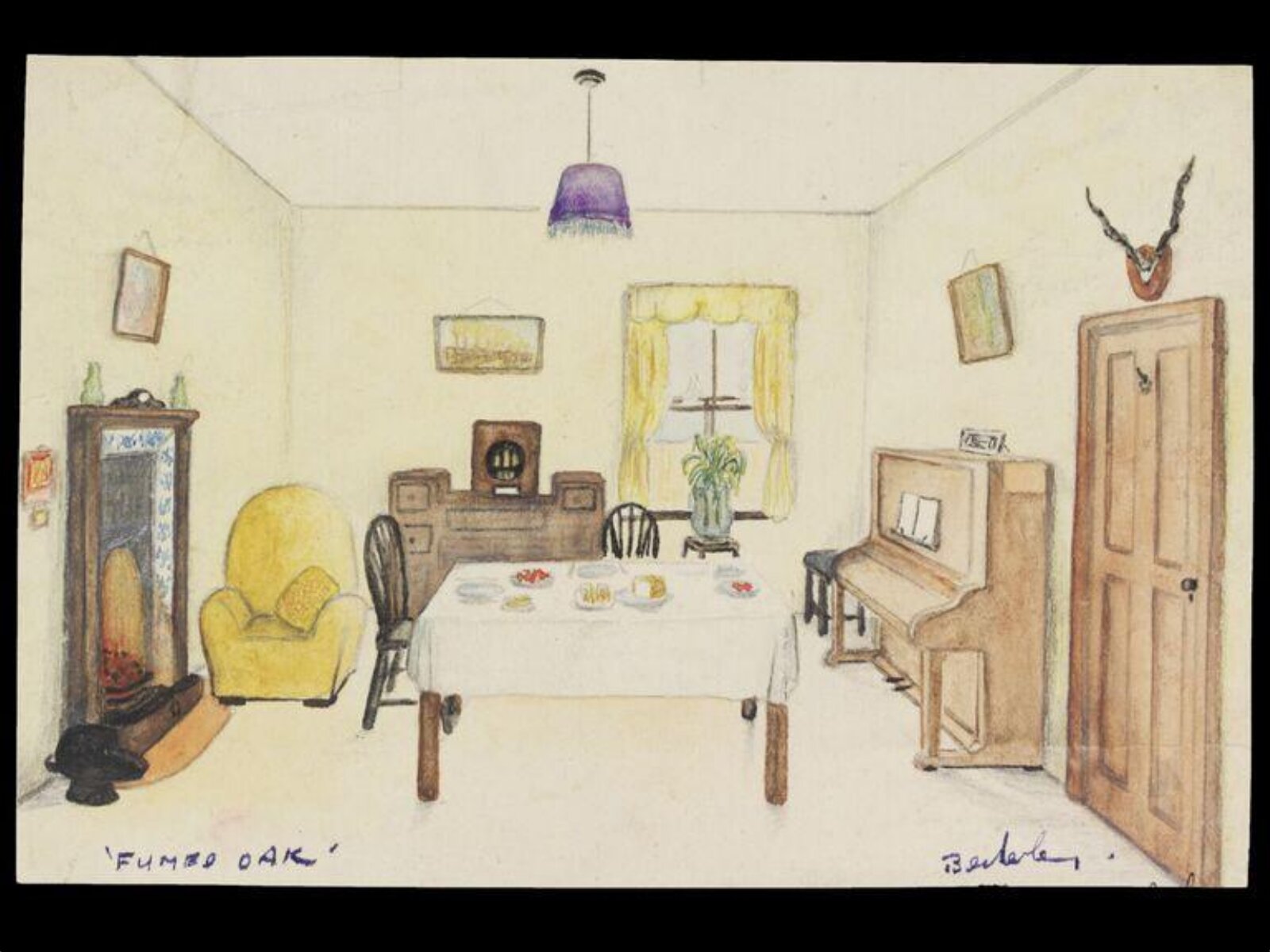 Drawing, John Beckerley, 1945