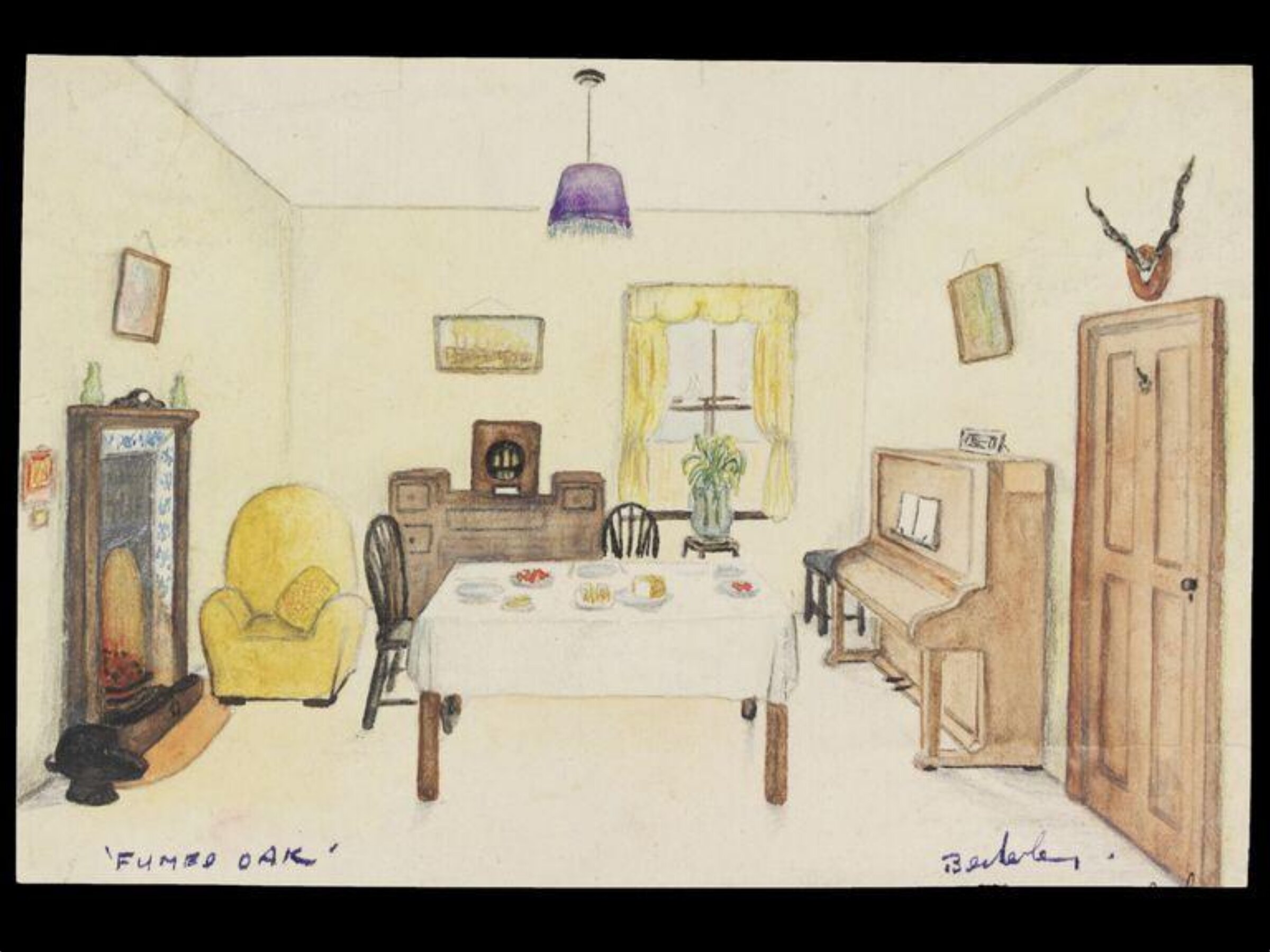 Drawing, John Beckerley, 1945