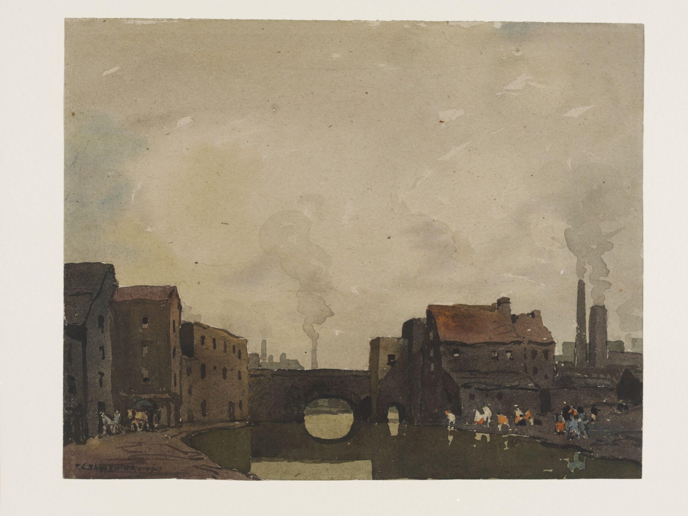 A Birmingham Canal, Thurston Laidlaw Shoosmith, 1919