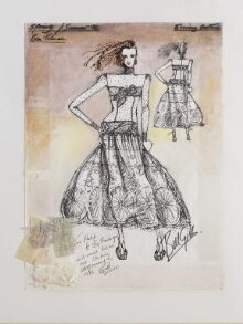 Couture gown Drawing by Anya Dee  Saatchi Art