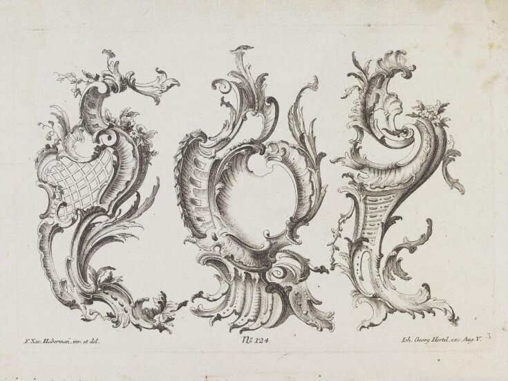 Ornament Print Johann Hertel I Franz Xaver Habermann V&A