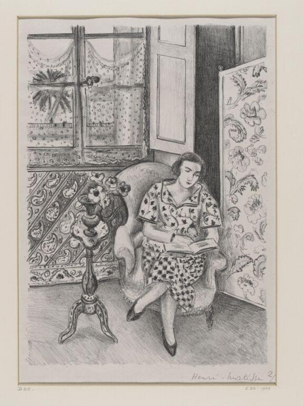 Henri Matisse, La lecture intérieur