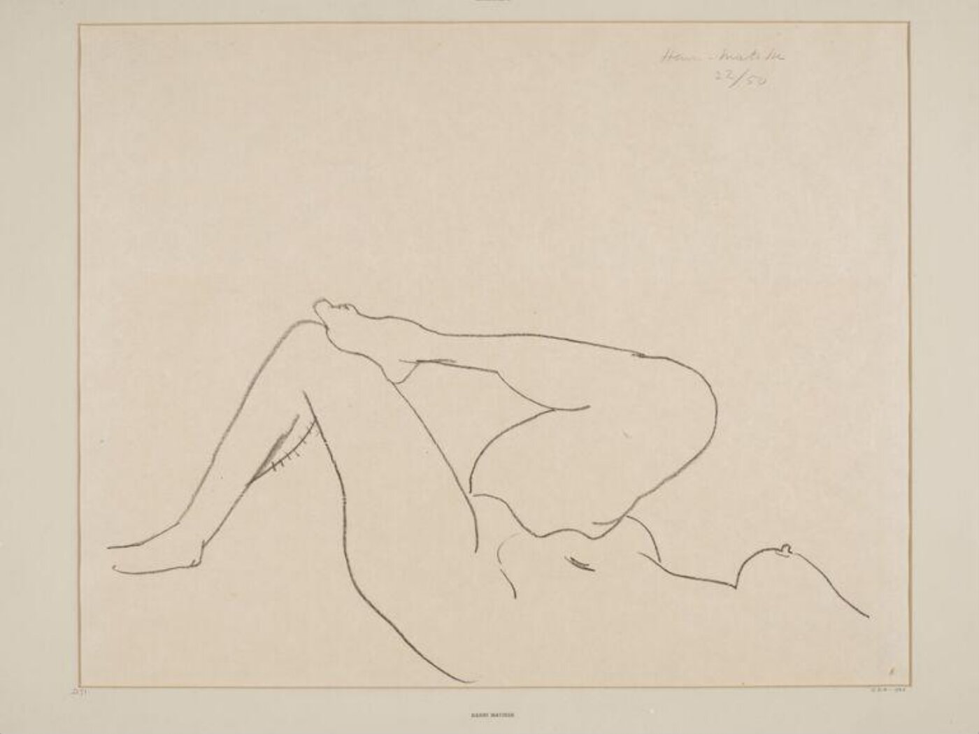 Henri Matisse, Étude de mouvement de jambe