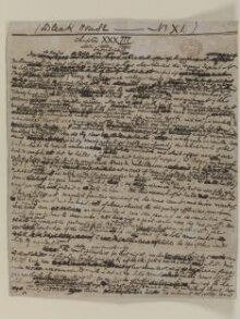 Original manuscript of Bleak House and the East Wind, by Charles Dickens, vol. 5 thumbnail 1