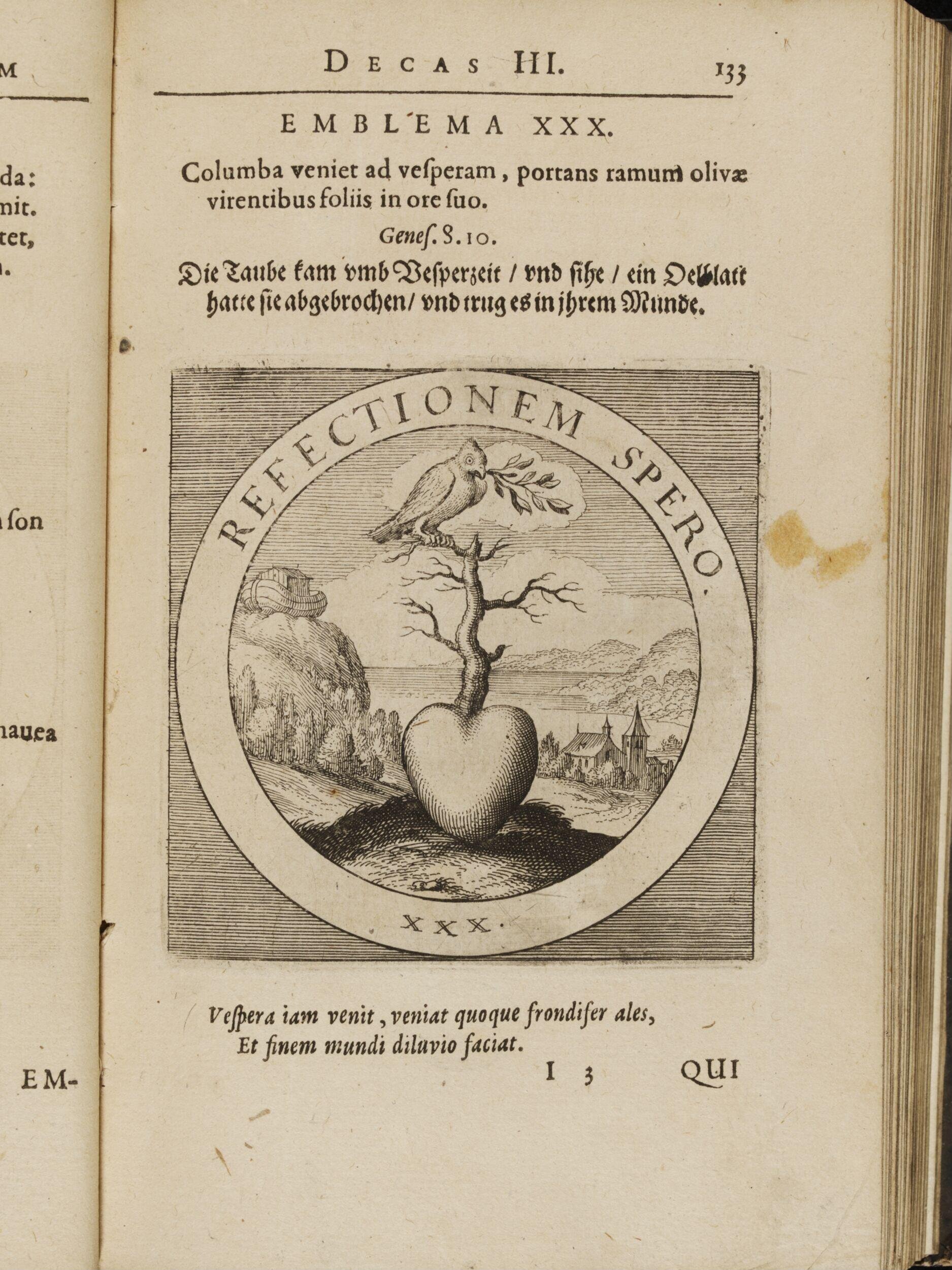 Emblematum Sacrorum. Das ist Geistlicher in Kupffer gestochener Emblematum auss der H. Schrifft