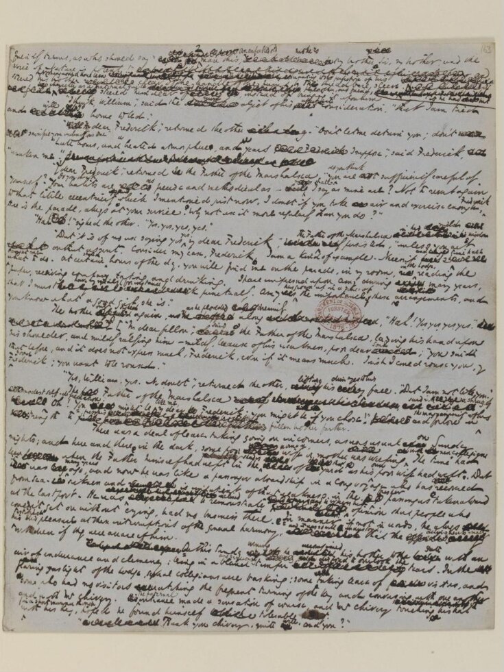 Original manuscript of Little Dorrit, by Charles Dickens, vol. 3 top image