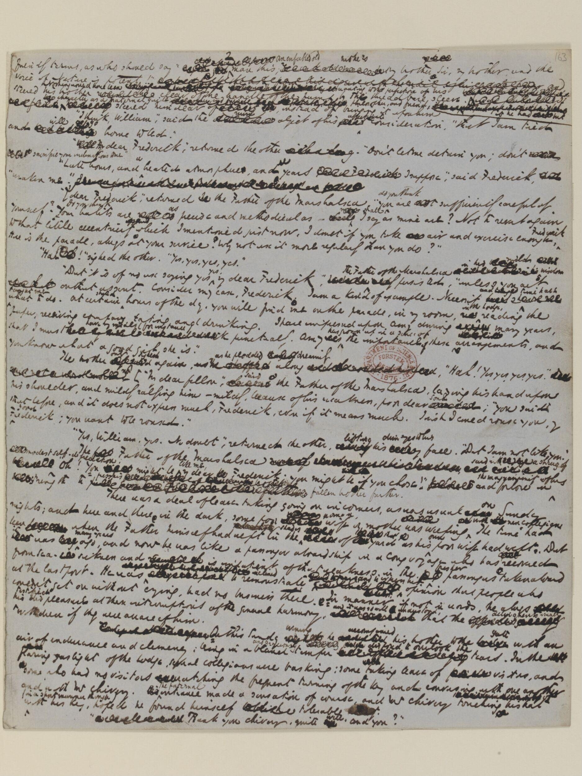 Original manuscript of Little Dorrit, by Charles Dickens, vol. 3