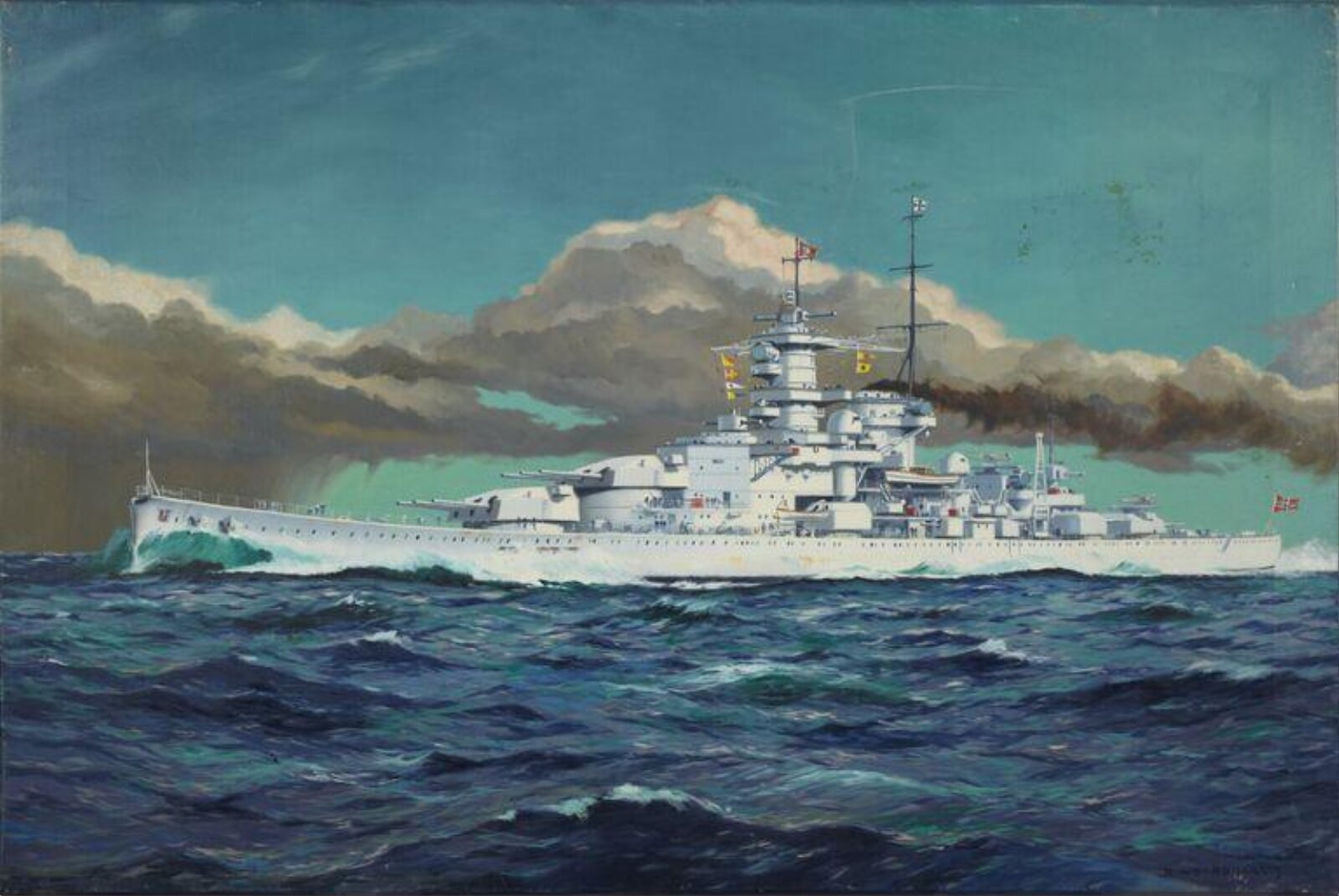Scharnhorst, german battleship, William Howard Jarvis, 1963-1964
