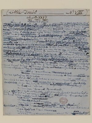 Original manuscript of Little Dorrit, by Charles Dickens, vol. 4
