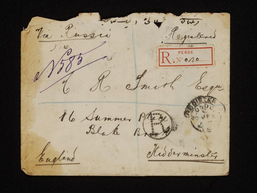 Envelope and Letter — A.M.  Shorose — 13/07/1901
