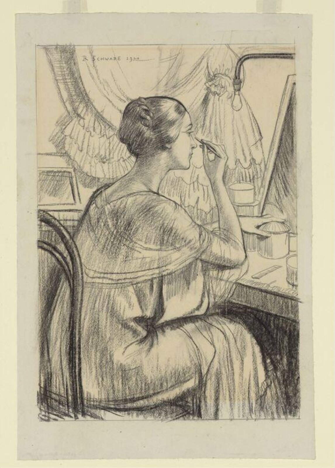 Drawing, Randolph Schwabe, 1920