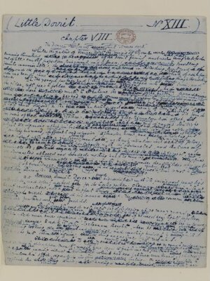 Original manuscript of Little Dorrit, by Charles Dickens, vol. 6