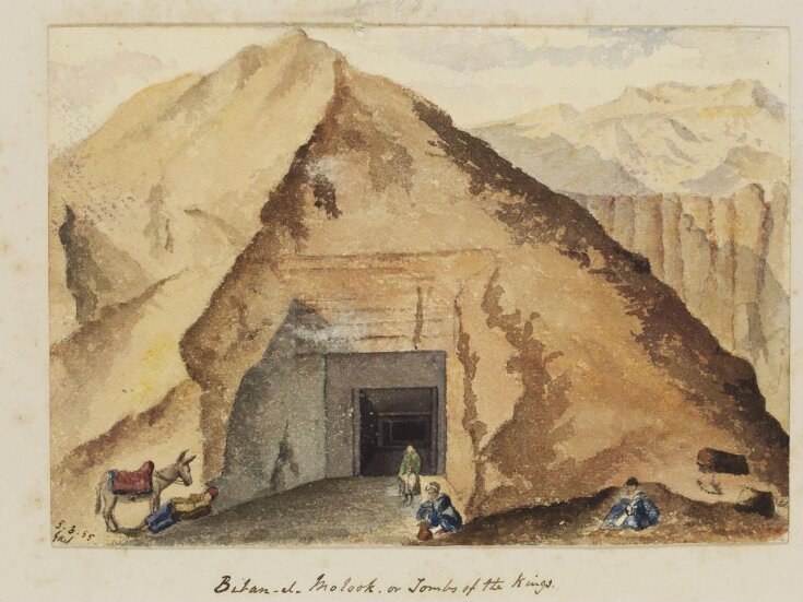 Biban-el-Molook, or Tombs of the Kings.  Belzoni's Tomb.  Thebes top image