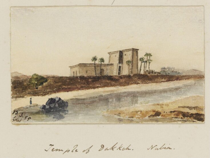 `Temple of Dakkeh.  Nubia' top image