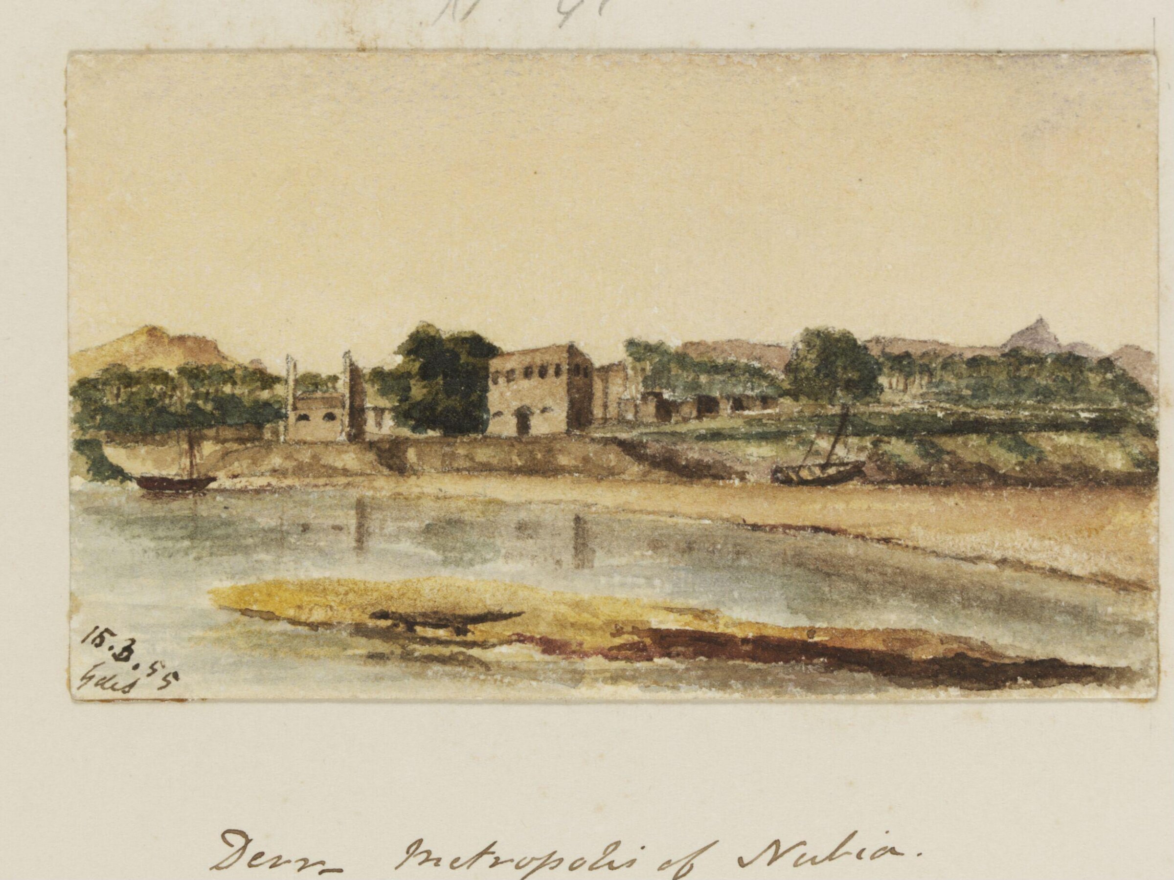 'Derr - Metropolis of Nubia', George de Sausmarez, 1855