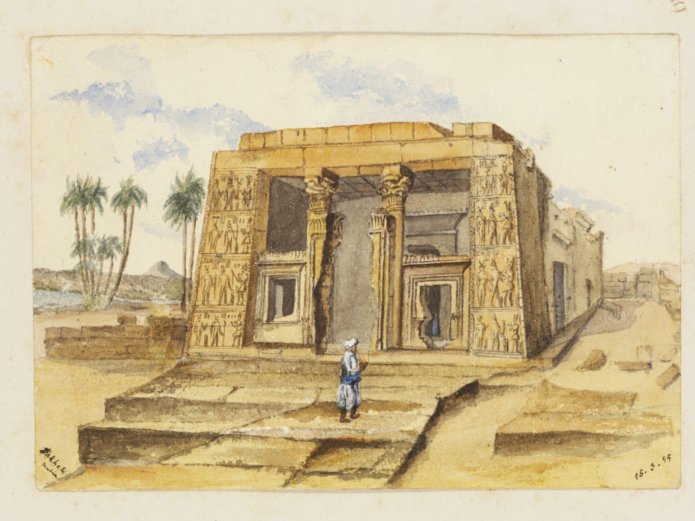 `Dakheh  Nubia', George de Sausmarez, 1855