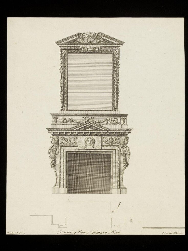 The Plans, Elevations, and Sections; Chimney-Pieces, and Cielings [sic] of Houghton in Norfolk; The Seat of the Rt. Honourable Sr. Robert Walpole . . .  top image