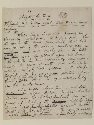 Original manuscript of Oliver Twist, or the parish boy's progress, by Charles Dickens, vol. 2