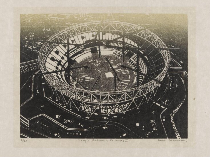 Olympic Stadium with Cranes II top image