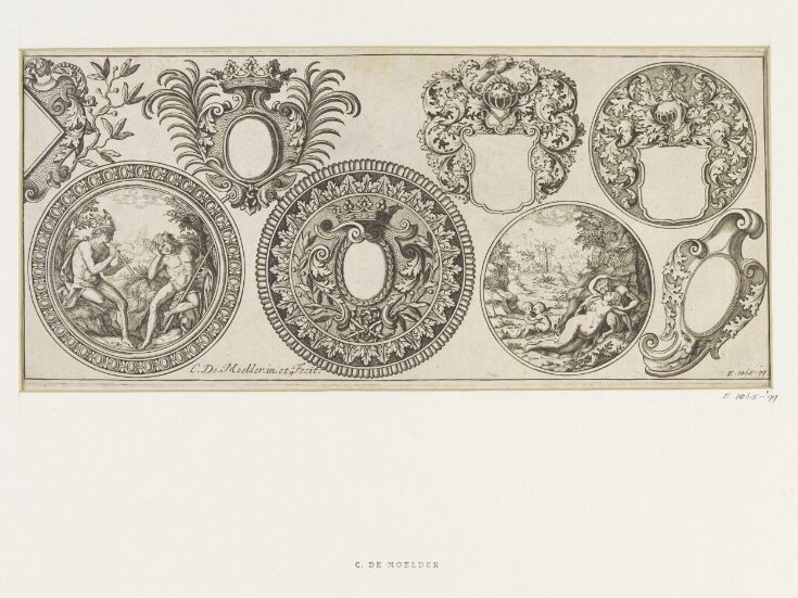 Proper Ornaments to be Engrav'd on Plate top image
