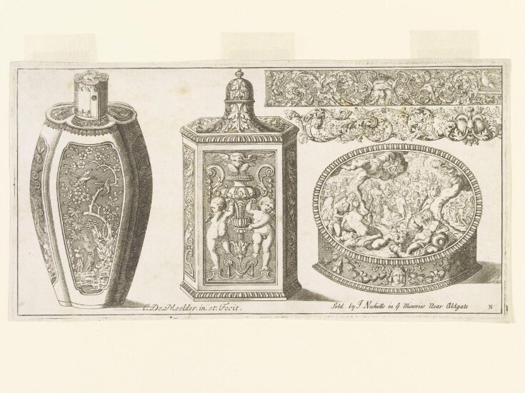 Proper Ornaments to be Engrav'd on Plate top image