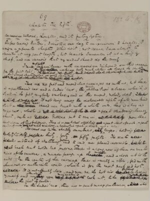 Original manuscript of American notes, vol. 2, by Charles Dickens