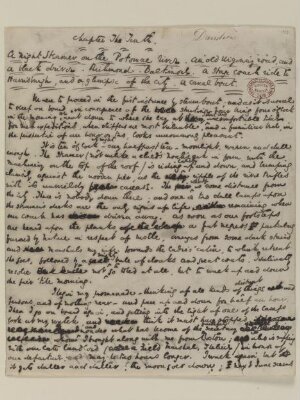 Original manuscript of American notes, vol. 3, by Charles Dickens