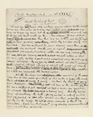 Original manuscript of Barnaby Rudge, vol. 8