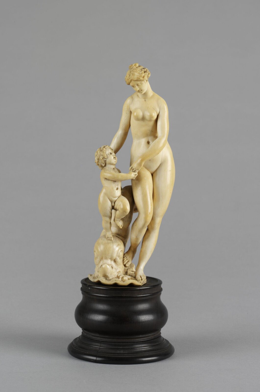 Venus and Cupid with a dolphin, ca. 1850