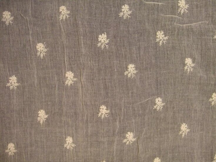Chikan Embroidered Muslin Unknown V&A Explore The Collections
