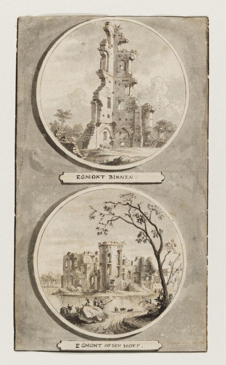 Views of the ruins of Egmond Abbey and Egmond Castle top image