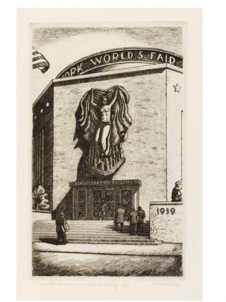 Officially Approved Etchings New York World's Fair "Building the World of Tomorrow" image