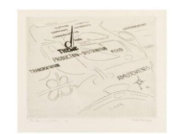 Officially Approved Etchings New York World's Fair "Building the World of Tomorrow"