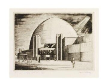 Officially Approved Etchings New York World's Fair "Building the World of Tomorrow"