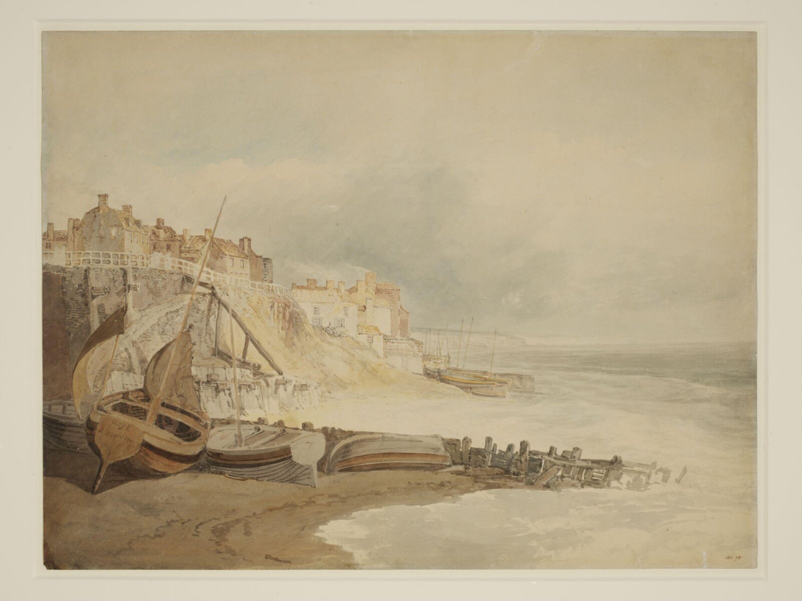 Brighthelmstone, Joseph Mallord William Turner, ca. 1796