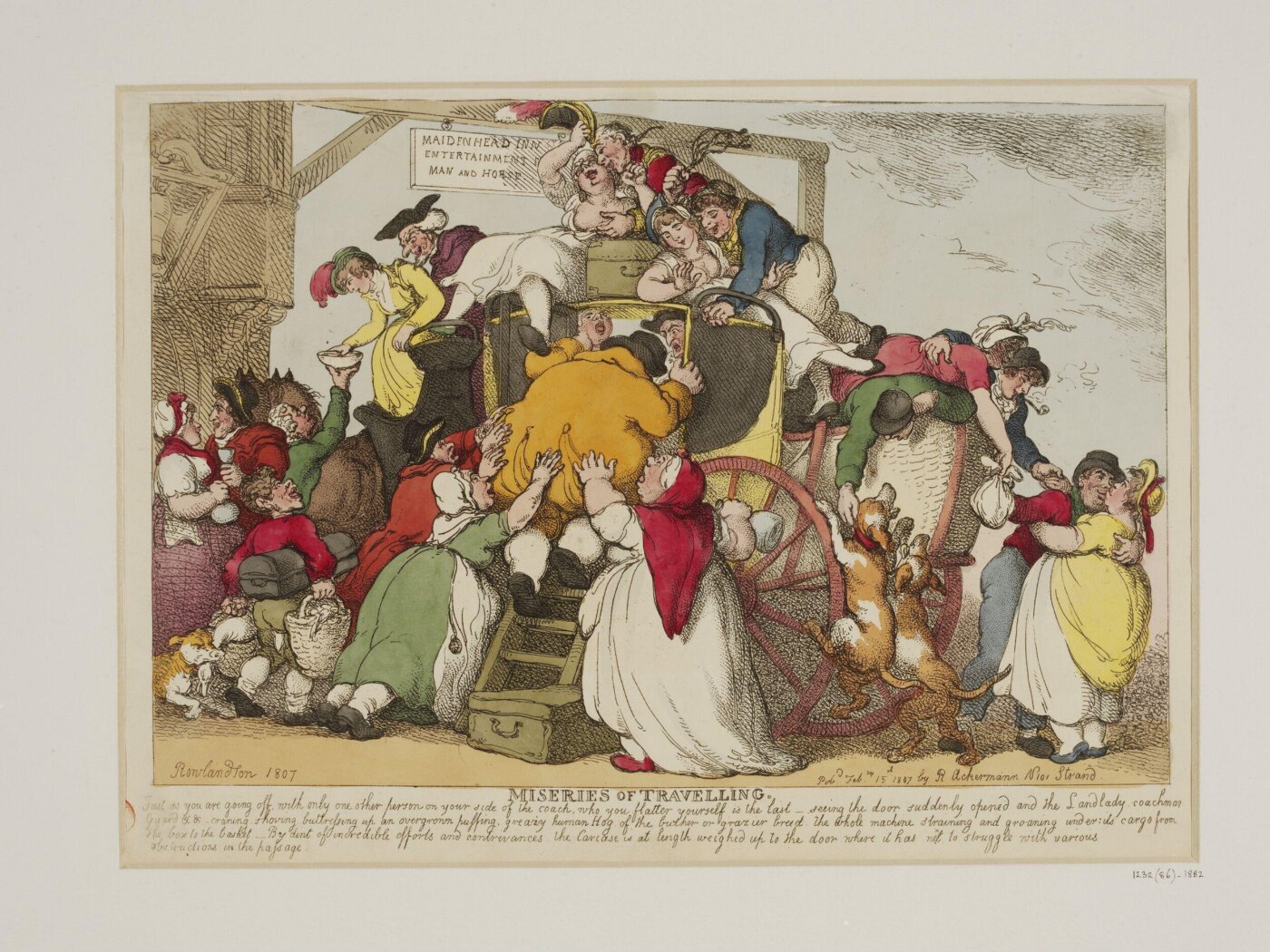 Thomas Rowlandson, Miseries of Travel