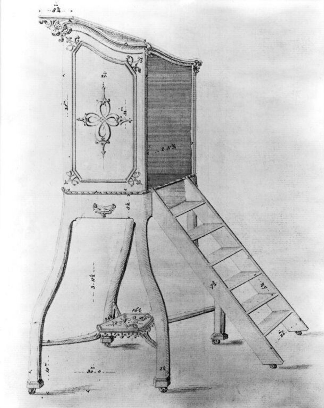 Drawing, Henry Keene, mid 18th century