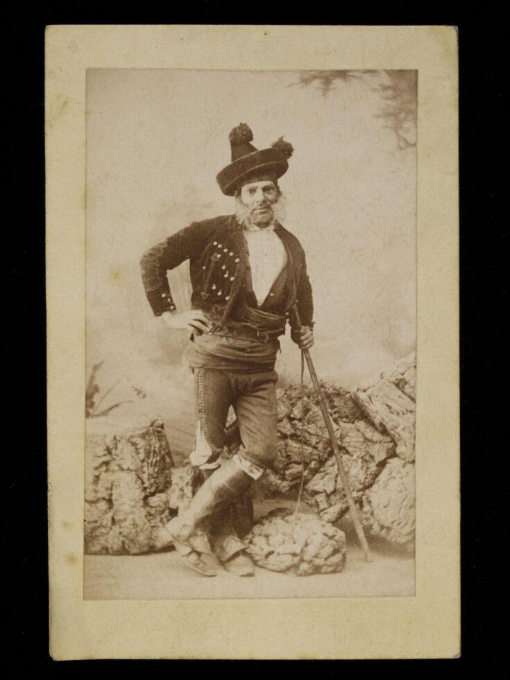 Portrait of Mariano Fernández, the prince of the gypsies and the model