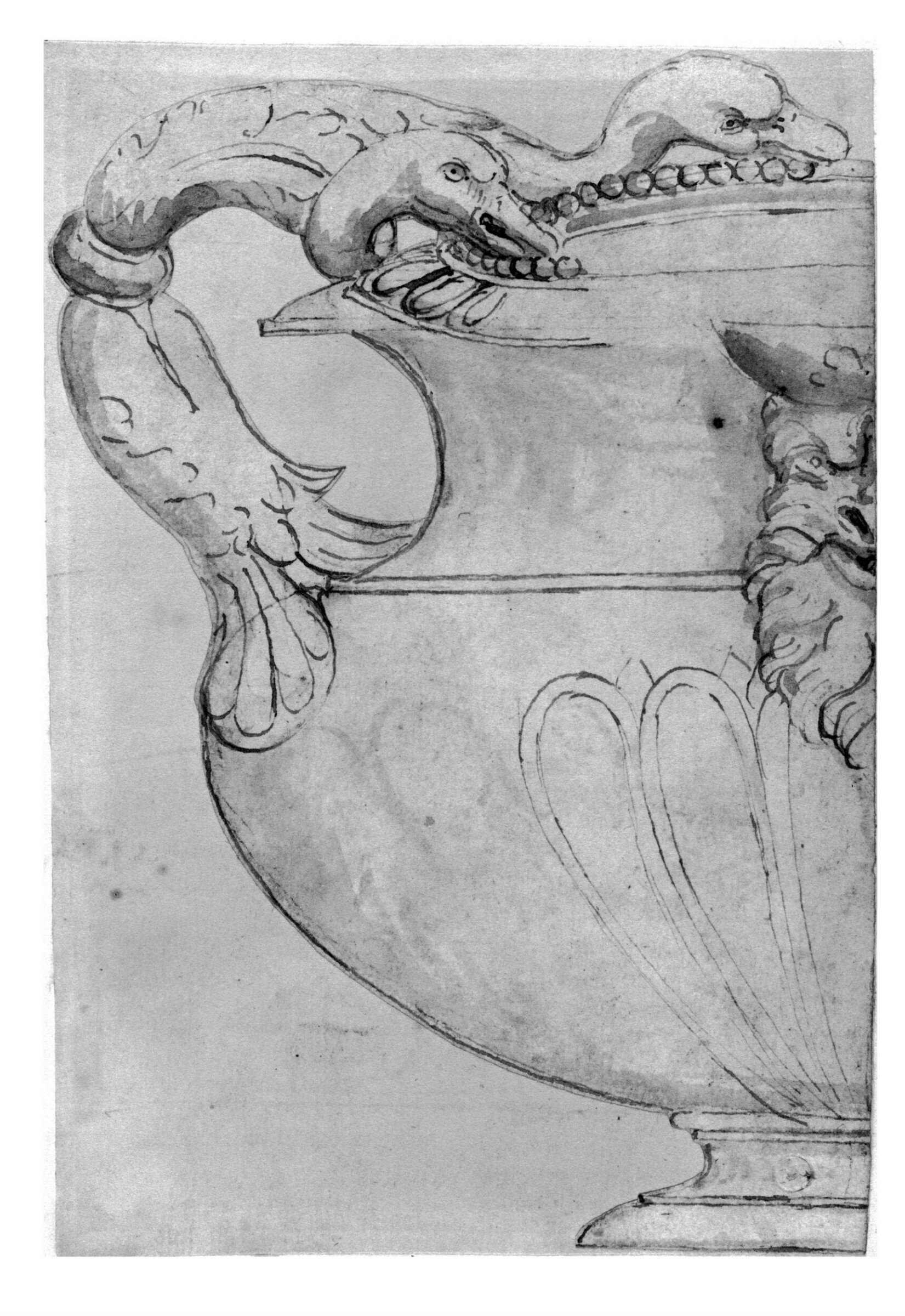 Drawing, Giulio Romano, 17th century