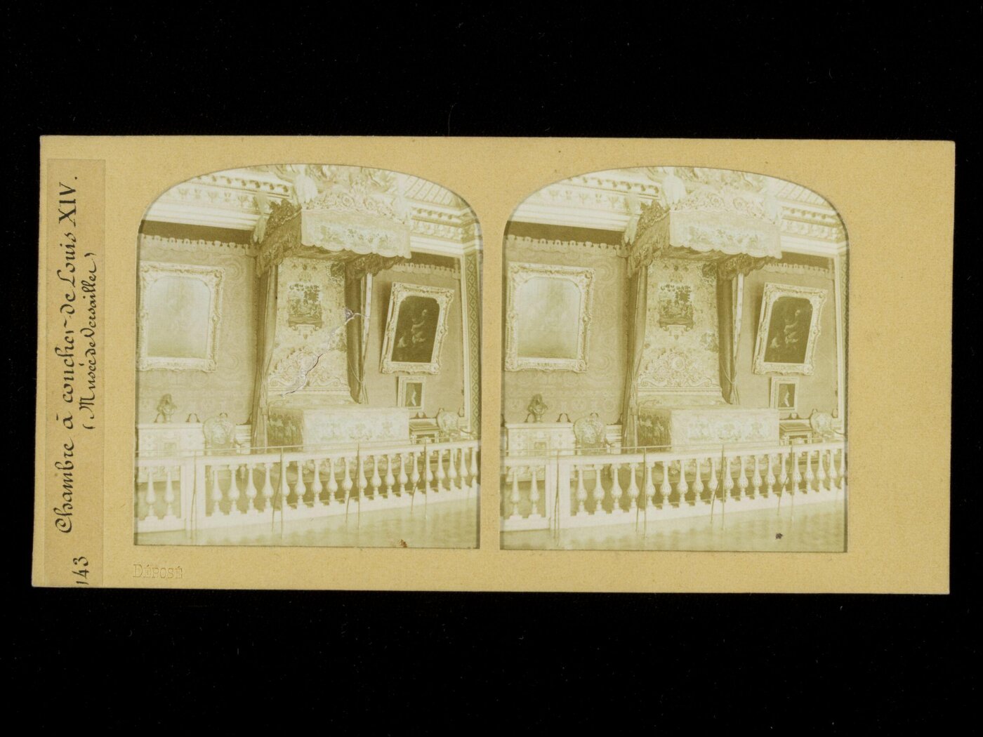 Unknown, Interior view of the Musee de Versailles, Chambre a coucher de Louis XIV