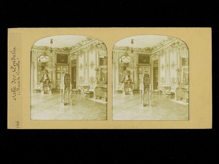 Interior view of the Musee de Versailles, Salle des Pendules top image
