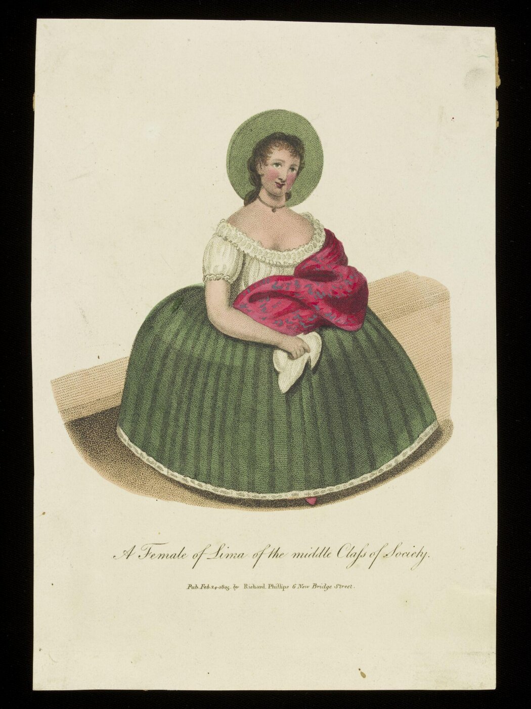 Unknown, A Female of Lima of the middle Class of Society