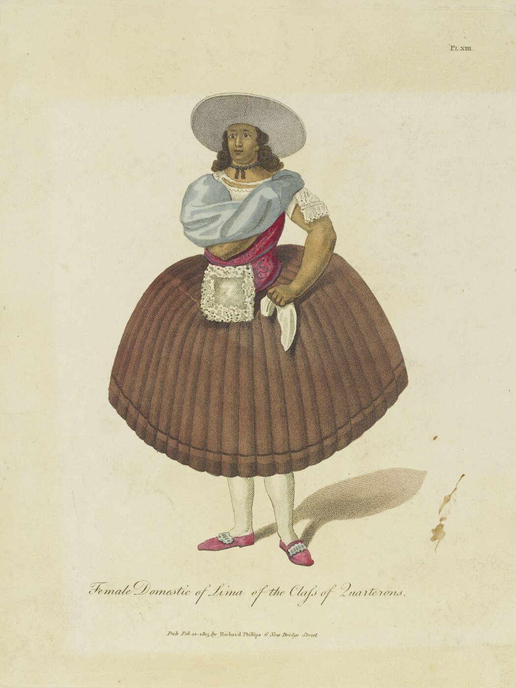 Unknown, Female Domestic of Lima of the Class of Quarterons