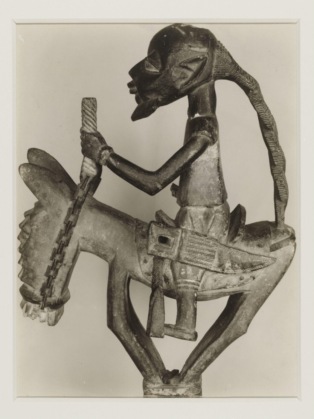 Walker Evans, Polychrome Equestrian Figure. Yoruba