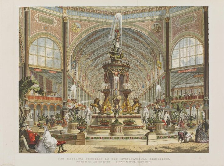 'THE MAJOLICA FOUNTAIN IN THE INTERNATIONAL EXHIBITION.' top image
