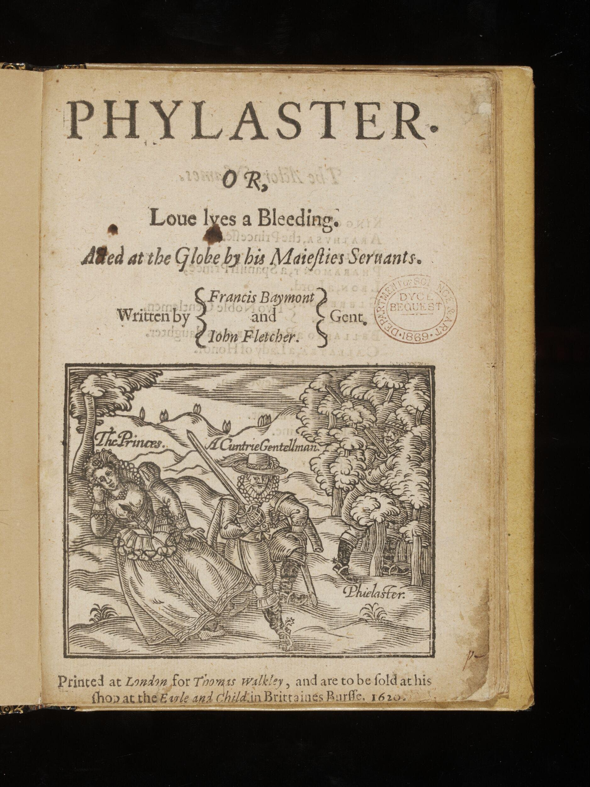 Phylaster. Or, loue lyes a bleeding.