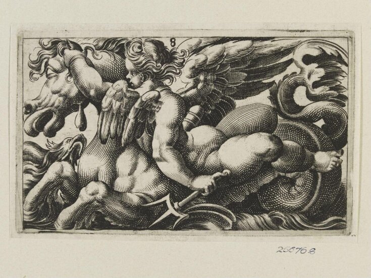 Putti with sea monsters top image