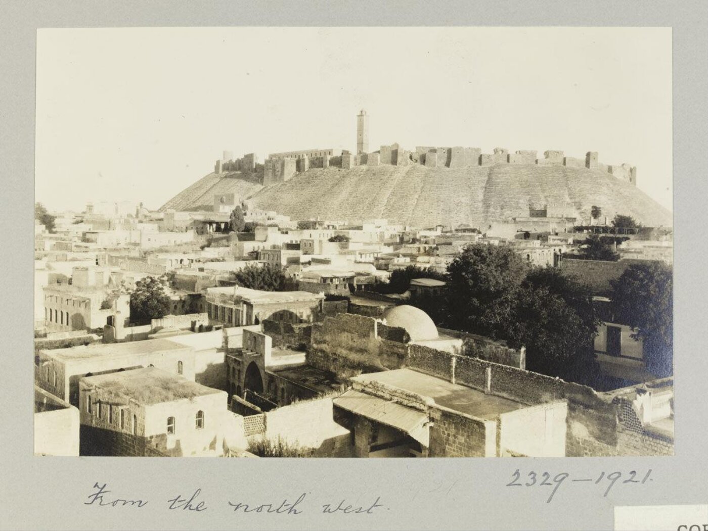 K.A.C. Creswell, Citadel from north-west, Aleppo