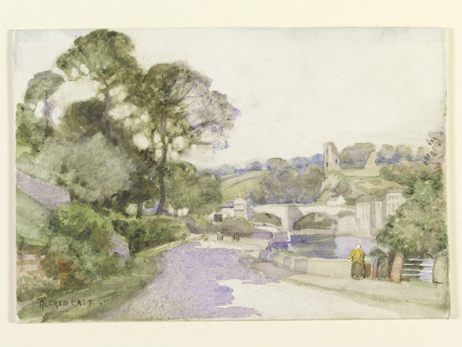 Barnard Castle, Alfred East, late 19th century-early 20th century