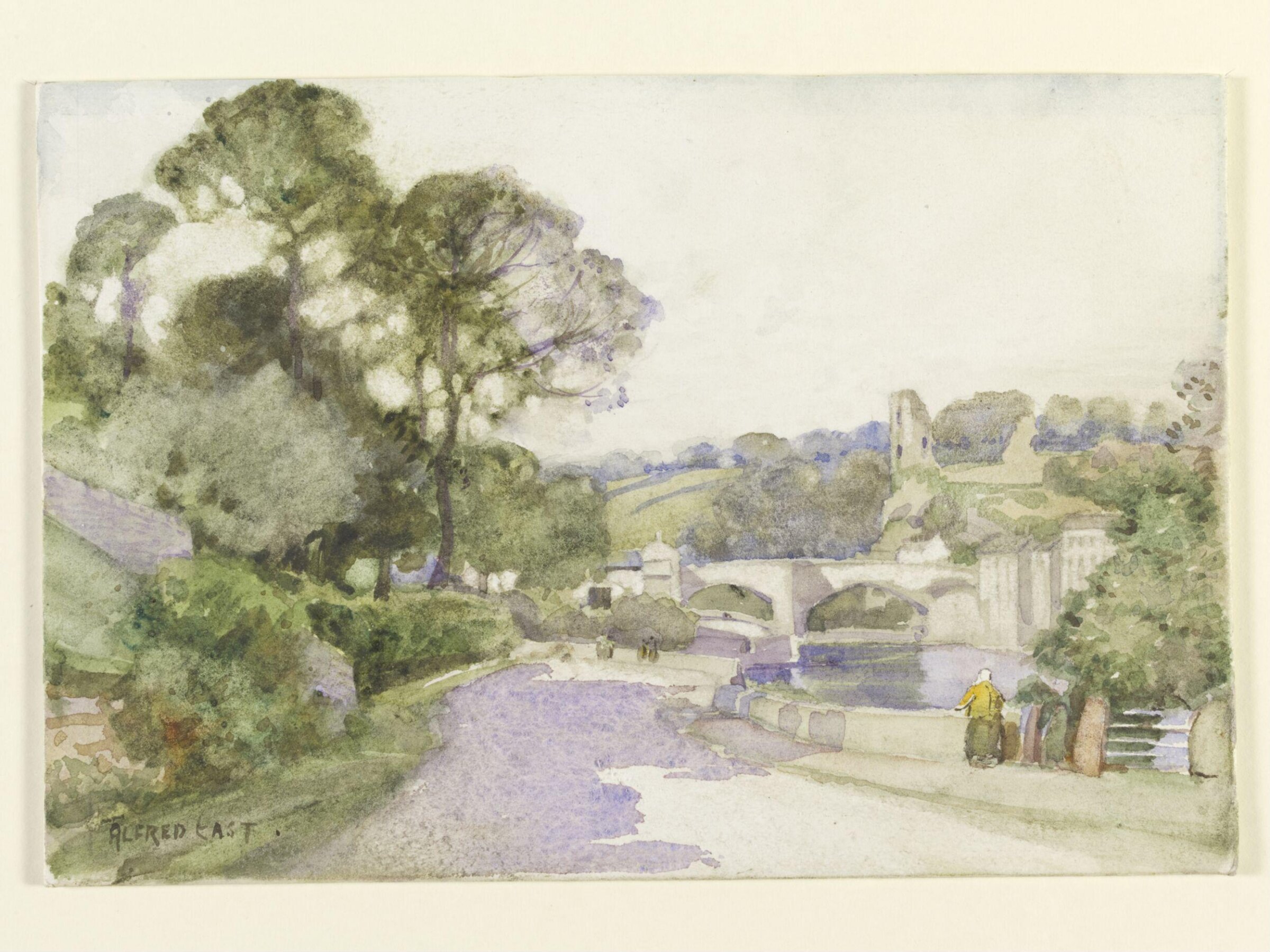 Barnard Castle, Alfred East, late 19th century-early 20th century